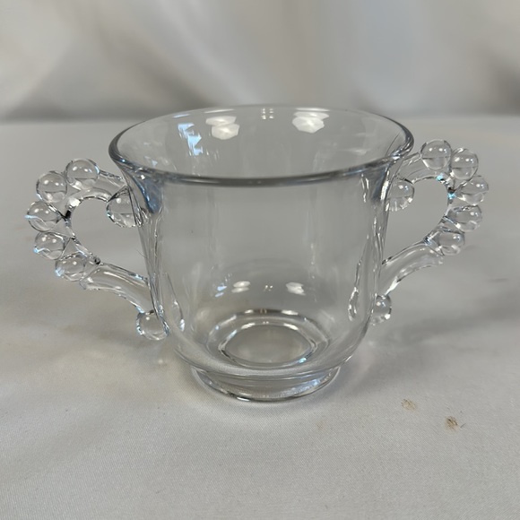 Vintage Imperial Glass Candlewick Set Sugar and Cream dishes - Picture 7 of 15